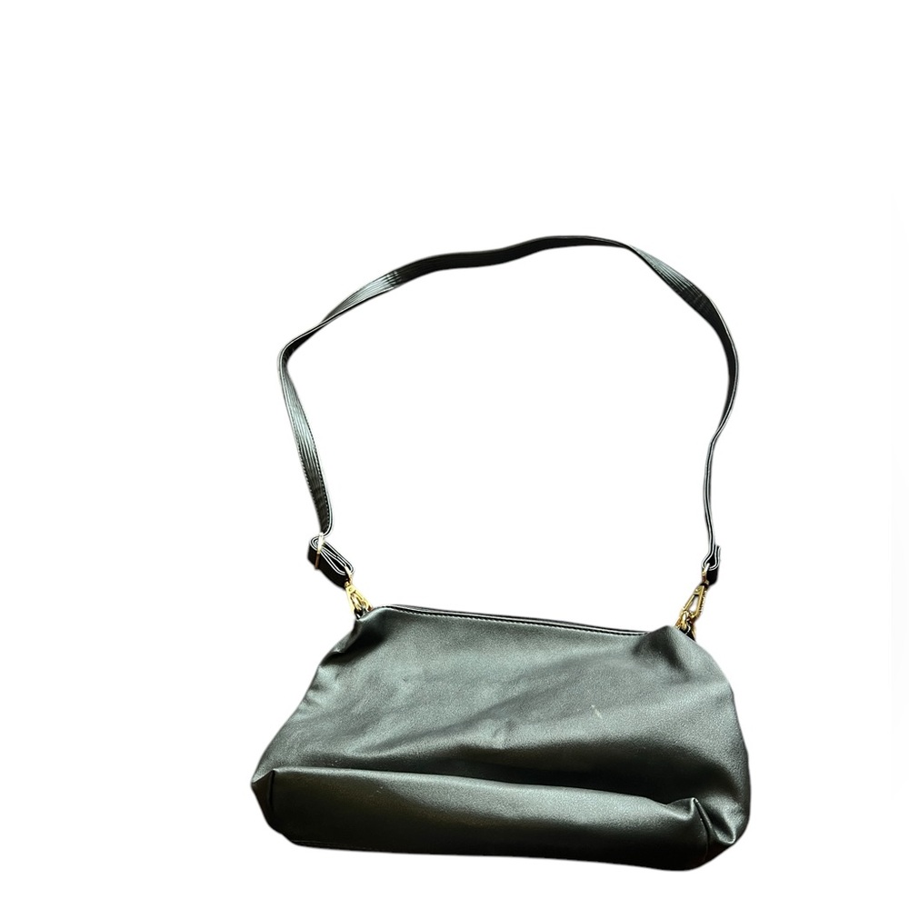 Tom & Eva Black leather shoulder bag with gold hardware - NWOT